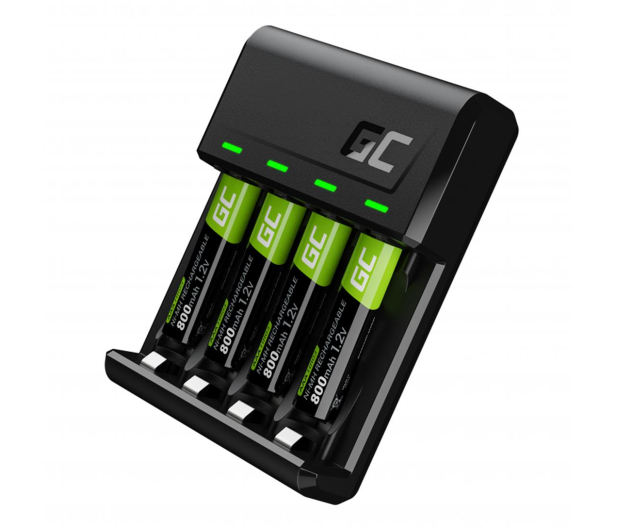 Green Cell VitalCharger + 4x AAA/HR03 800mAh GRSETGC02 - 715256 - zdjęcie